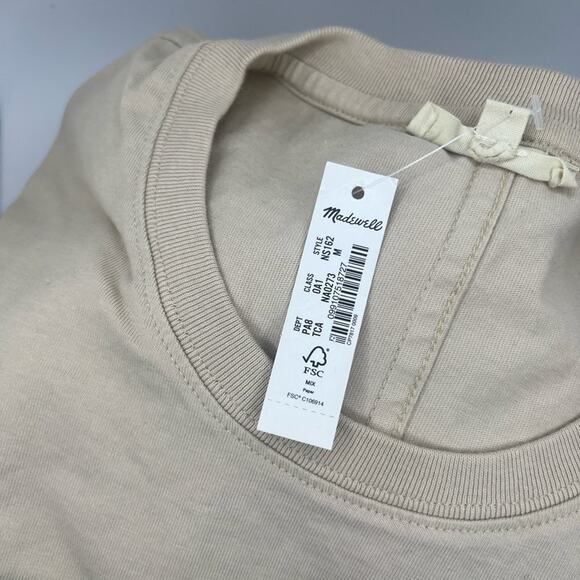 Madewell Cotton Relaxed Oversized Tee - Picture 4 of 4